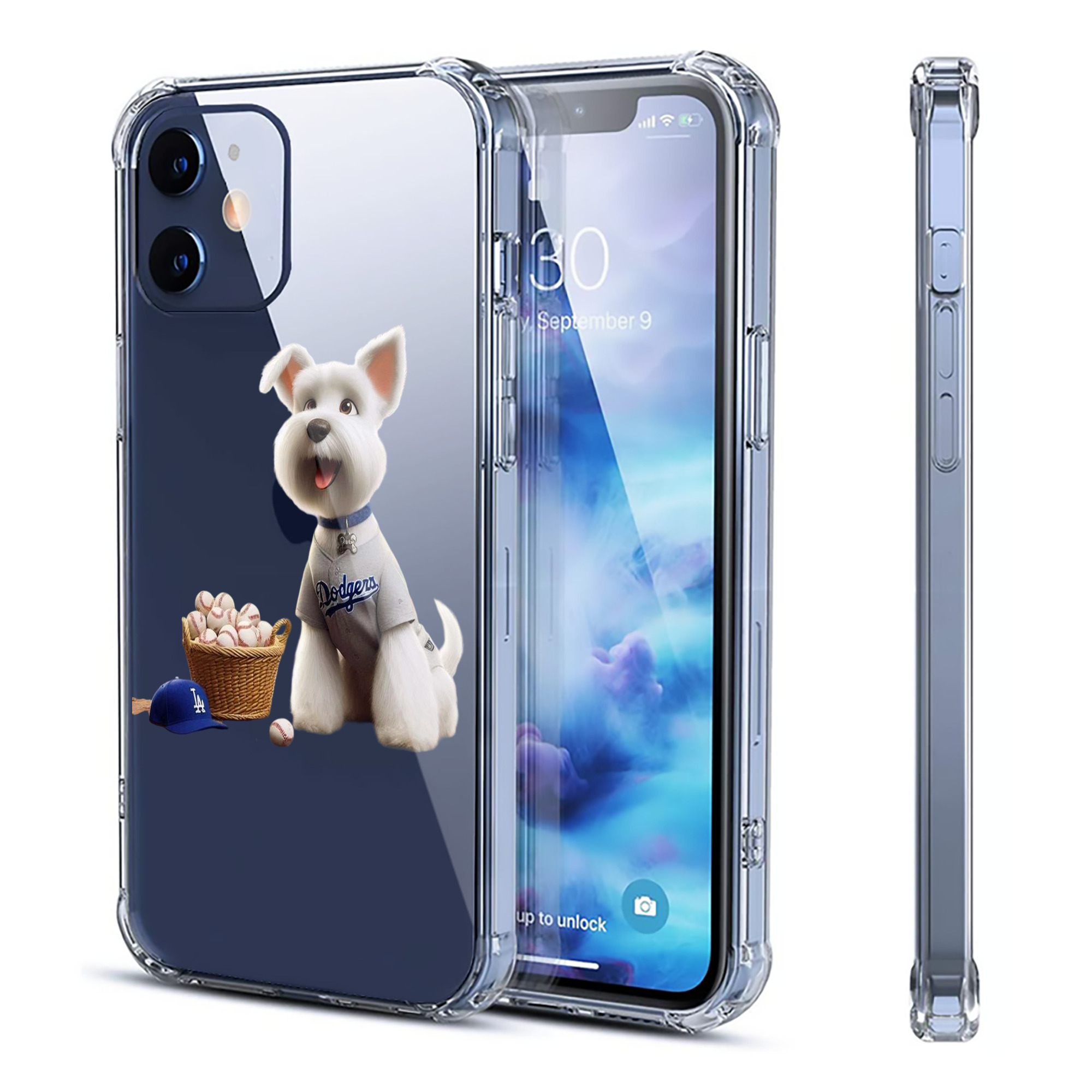  Clear IPhone 12 Case – Soft TPU With UV Print – Enhanced Drop Protection, Precise Fit, Anti-Fingerprint, Customizable Design, Scratch-Resistant, Yellow-Resistant